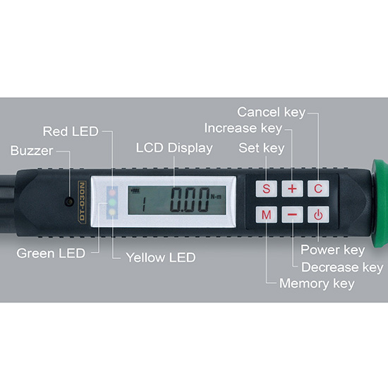 Cần xiết lực 30Nm Toptul DT-030N